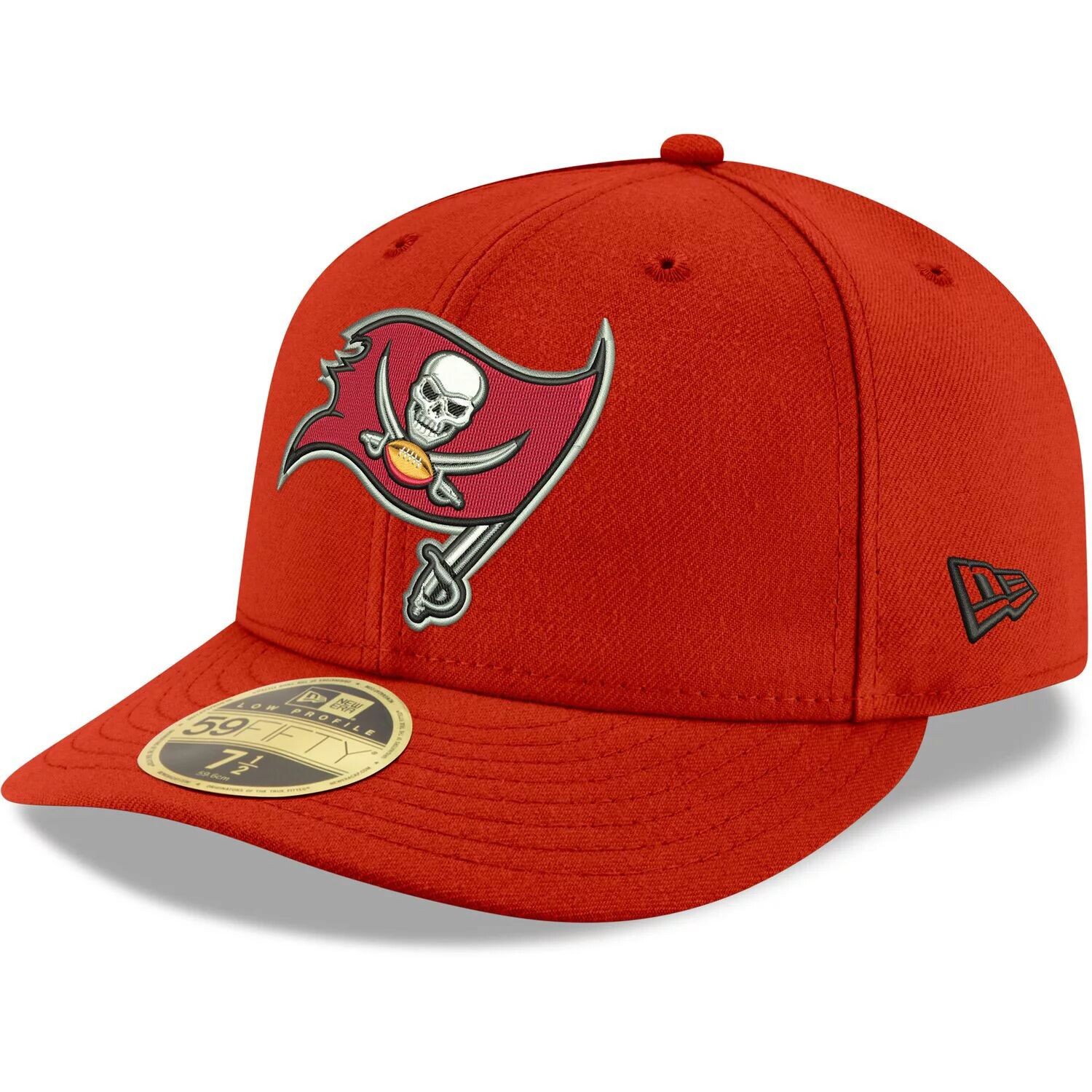 

Мужская низкопрофильная командная кепка New Era Red Tampa Bay Buccaneers Omaha 59FIFTY