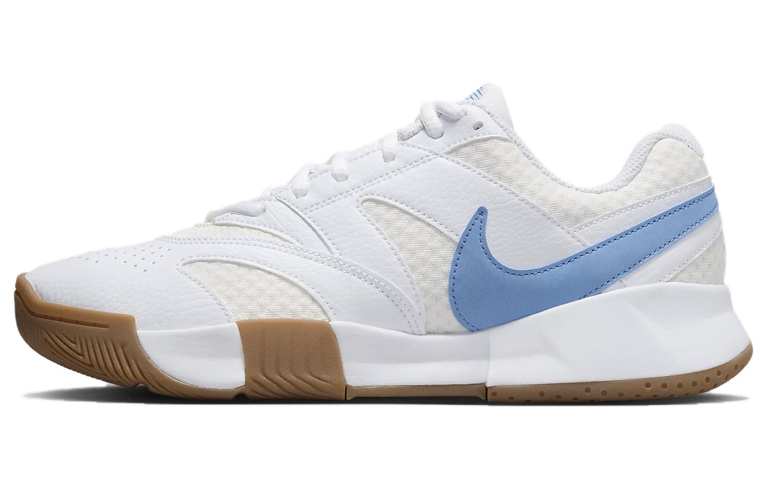 

Nike Court Lite 4 Белый Светло-голубой Жевательная резинка
