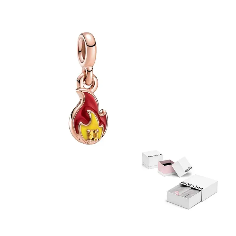 

Pandora 14K Rose Gold эмалевые подвески женские золотые