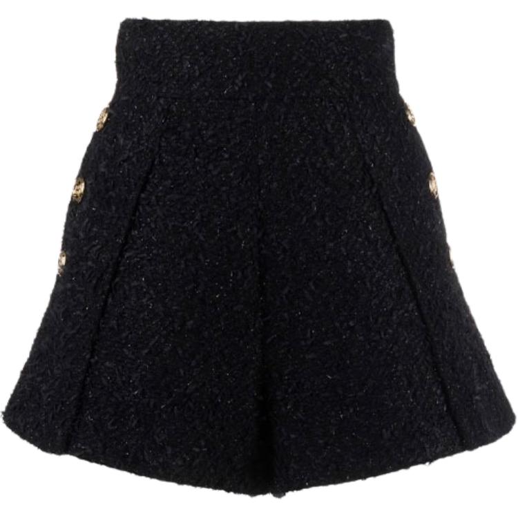 

Повседневные шорты женские черные BALMAIN