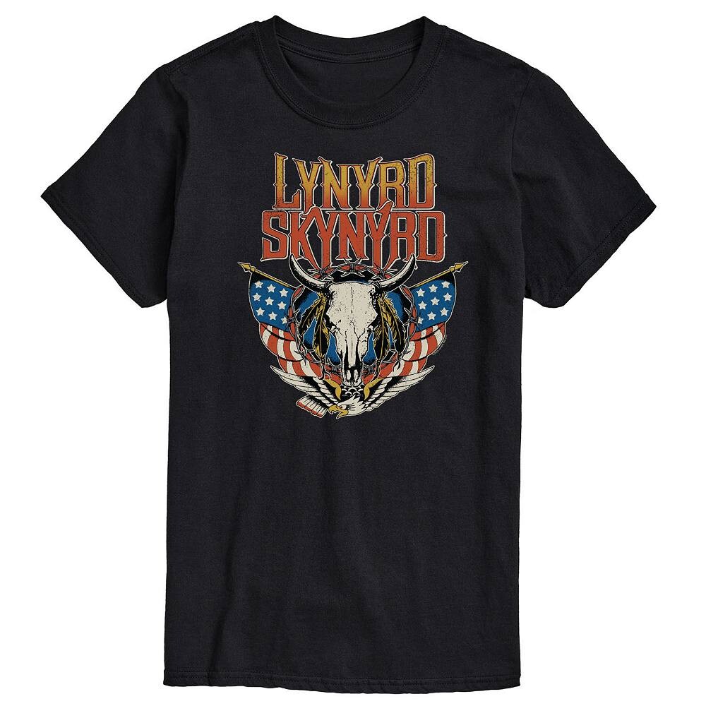 

Мужская футболка Lynyrd Skynyrd с рисунком черепа Licensed Character, черный