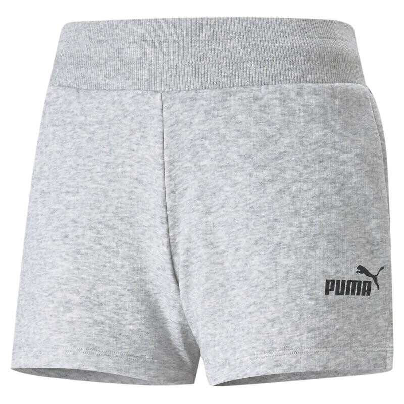 

Шорты Essentials Женские PUMA Светло-серый Хизер