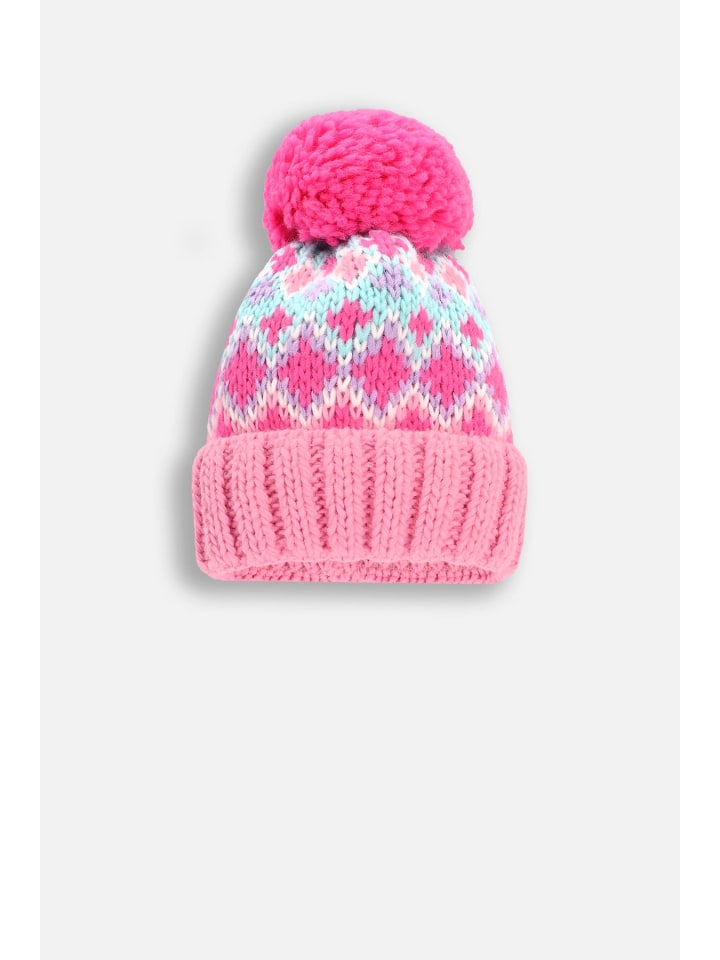 

Coccodrillo Зимняя шапка с помпоном розового цвета