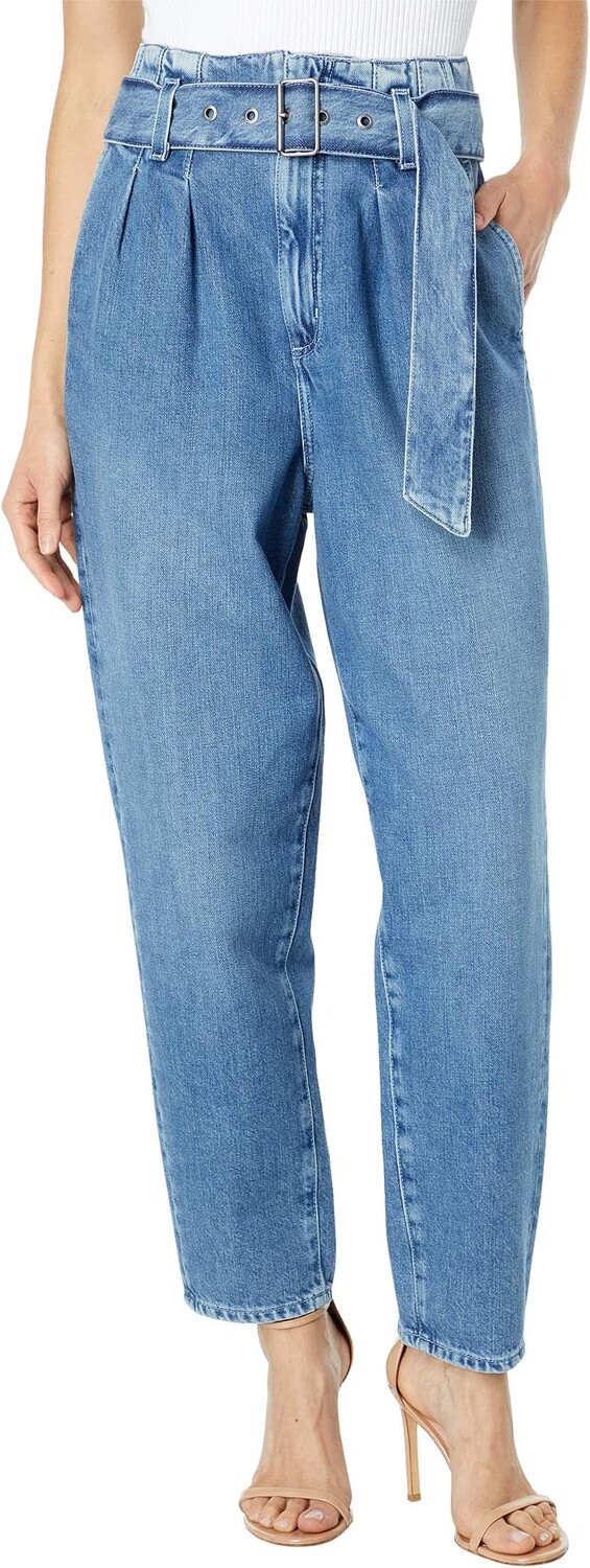 

Джинсы AG Jeans Renn High-Rise Barrel in Downtown, цвет Downtown