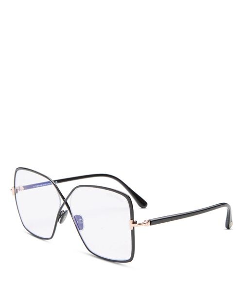 

Очки Butterfly Blue Light, 59 мм Tom Ford, цвет Black
