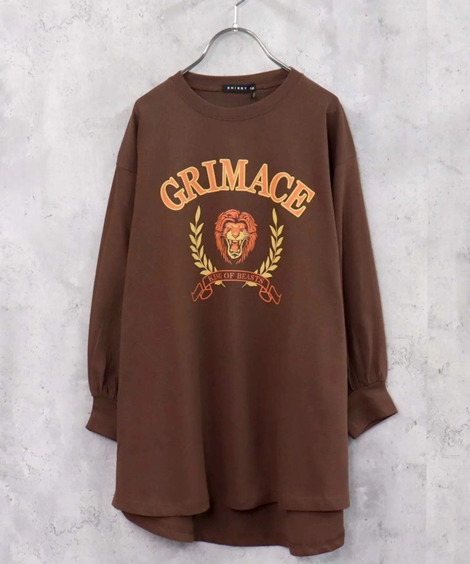 Детское платье THE CASUAL oversize с принтом