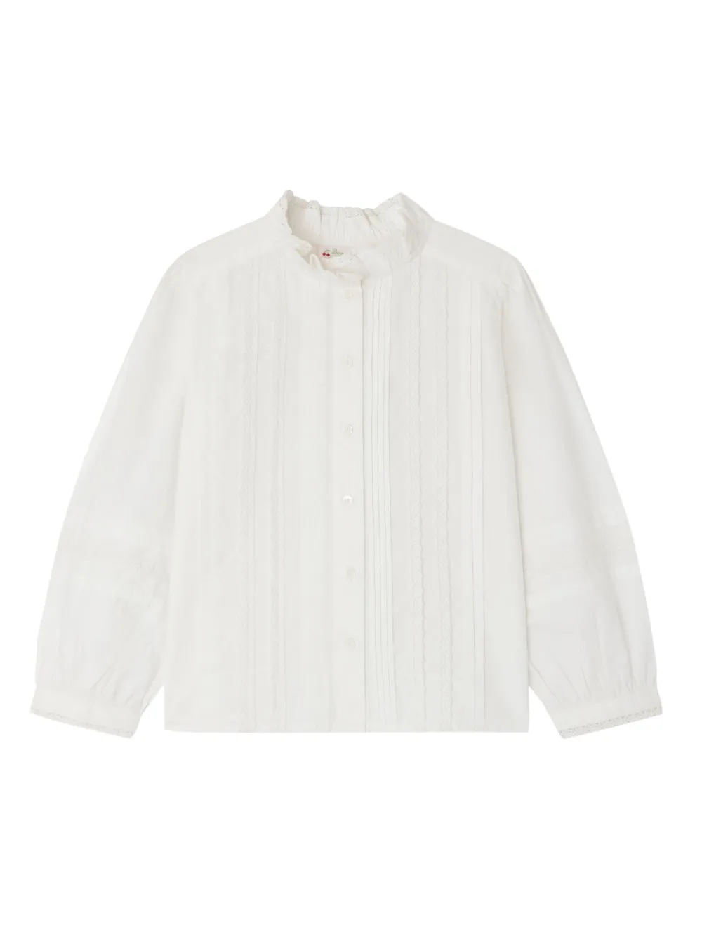 

Рубашка Emelia с кружевом Bonpoint, белый