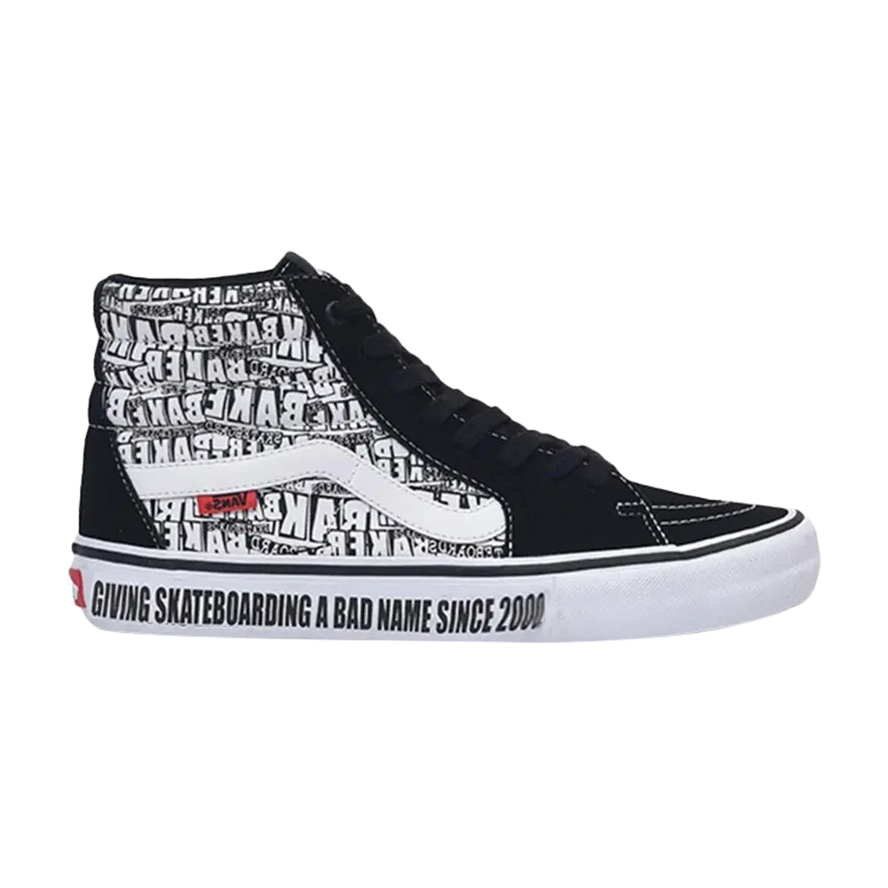 

Кроссовки Baker Skateboards x Sk8 Hi Vans, черный