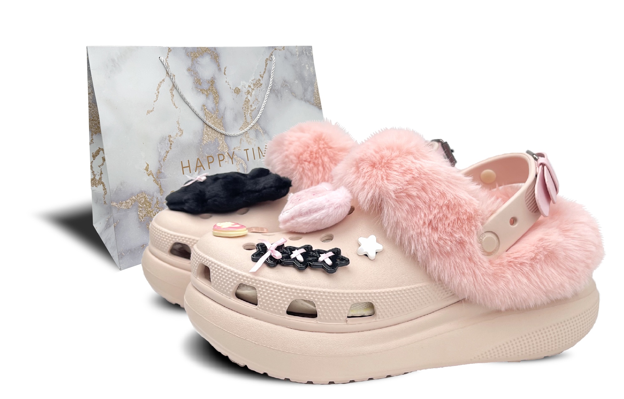 

Сабо унисекс Crocs, розовый