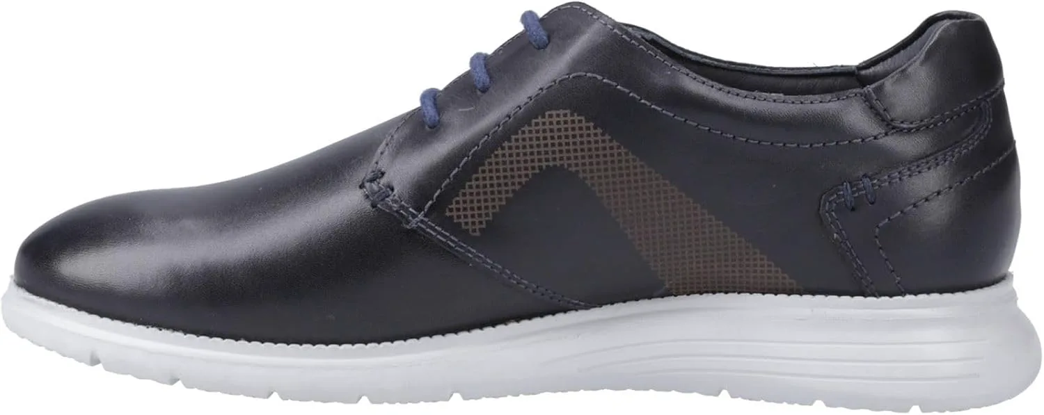 Туфли Pod Aston Leather Men's Navy Lace-Up Shoes, темно-синий — фото 4