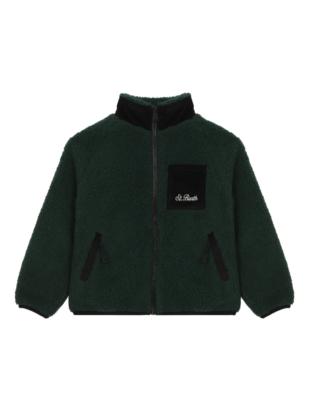 

Куртка с нагрудным карманом Mc2 Saint Barth Kids, зеленый
