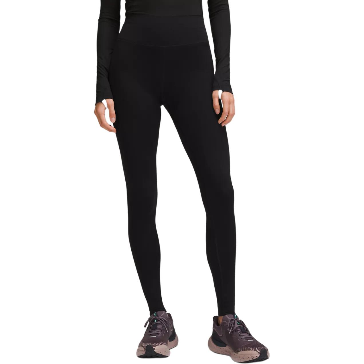 

Мерино шерсть бленд лэггинсы согревающие 28' women's Lululemon, черный