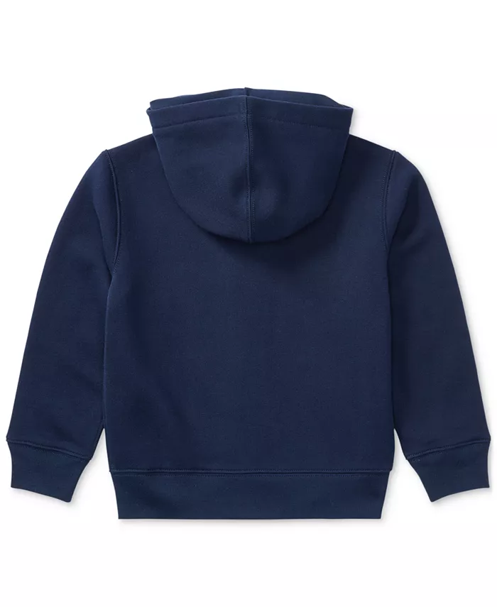 Детская и мальчиковая худи из хлопкового флиса Polo Ralph Lauren, синий — фото 2