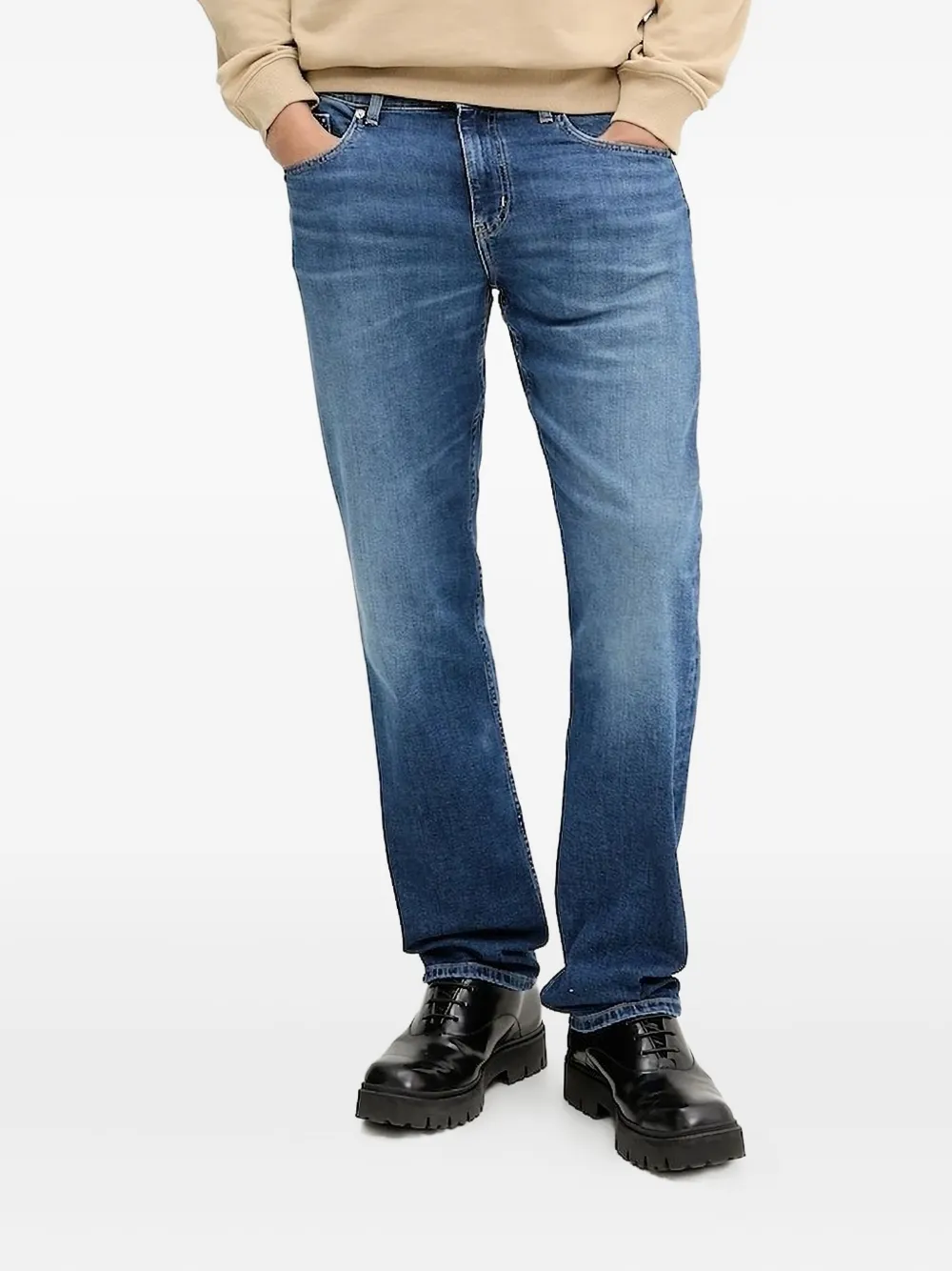 

Джинсы с нашивкой-логотипом Karl Lagerfeld Jeans, синий