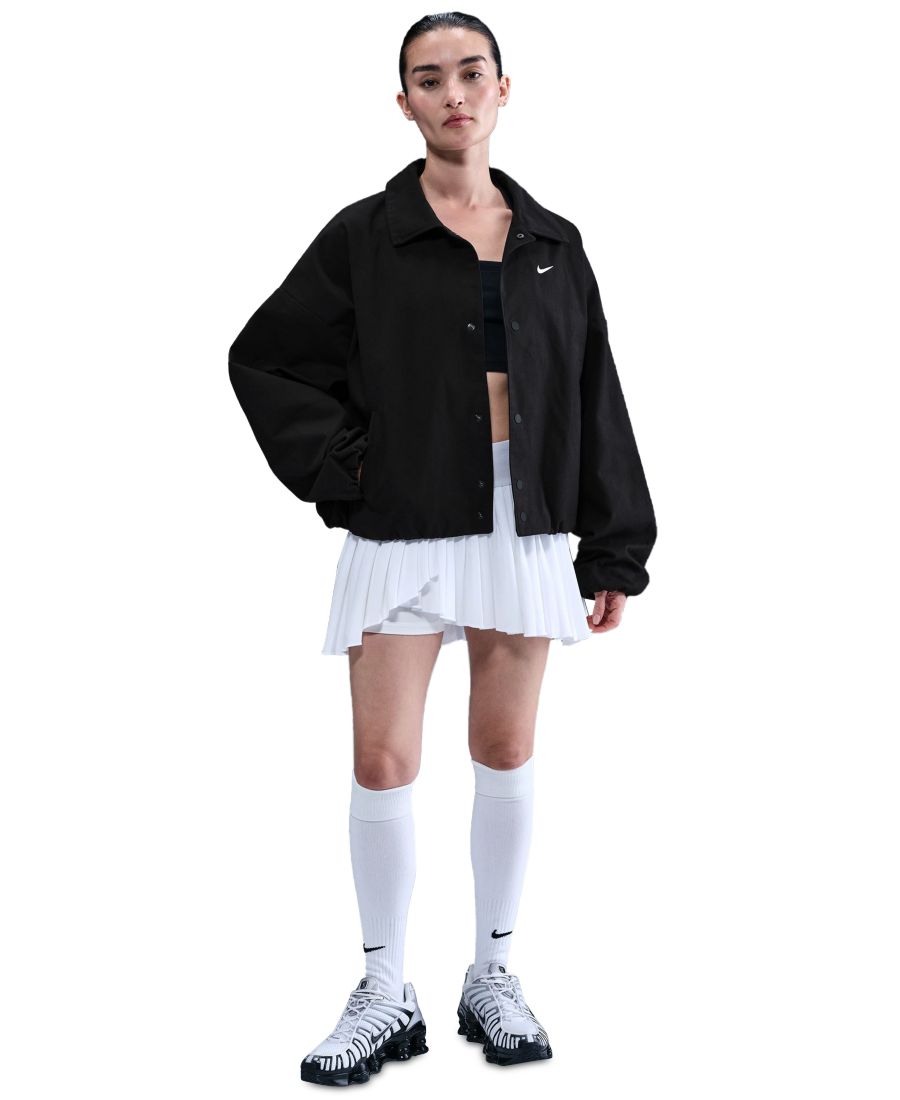Женская тканая куртка свободного кроя от Sportswear Nike, Black/black/sail — фото 2