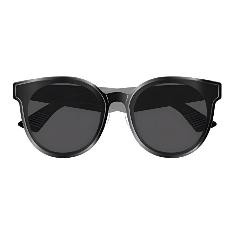 

Солнцезащитные очки асимметричной формы женские черные Bottega Veneta