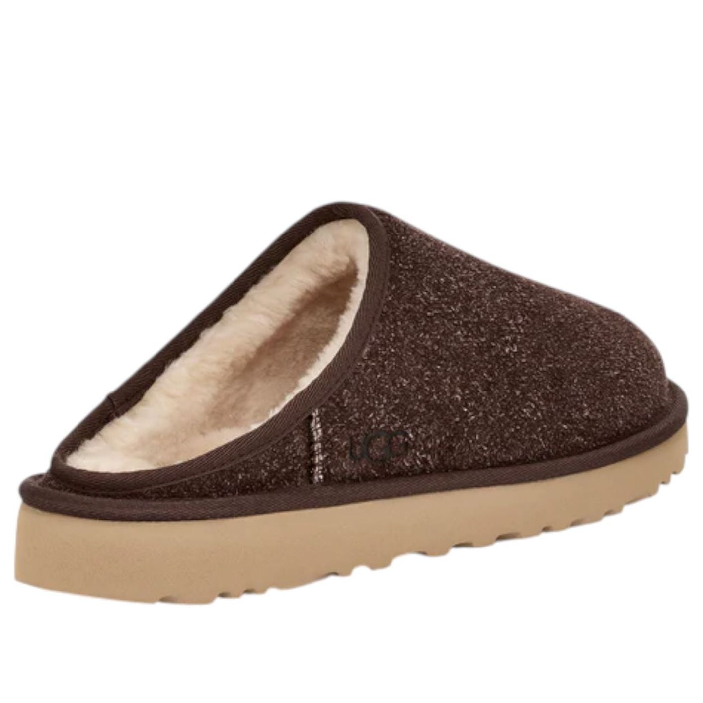 Классические слипоны UGG с длинным ворсом, цвет «Жженый кедр» — фото 3