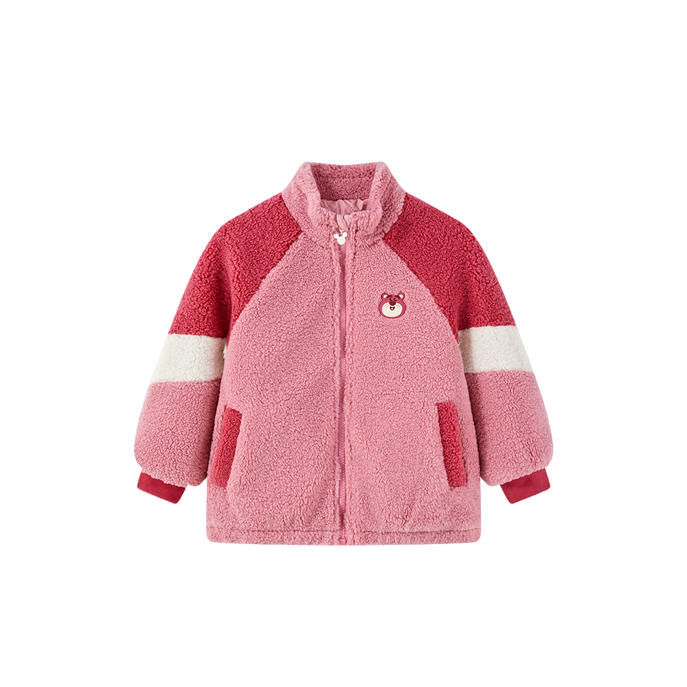 

Детская куртка-пуховик из полярного флиса Disney, розовый