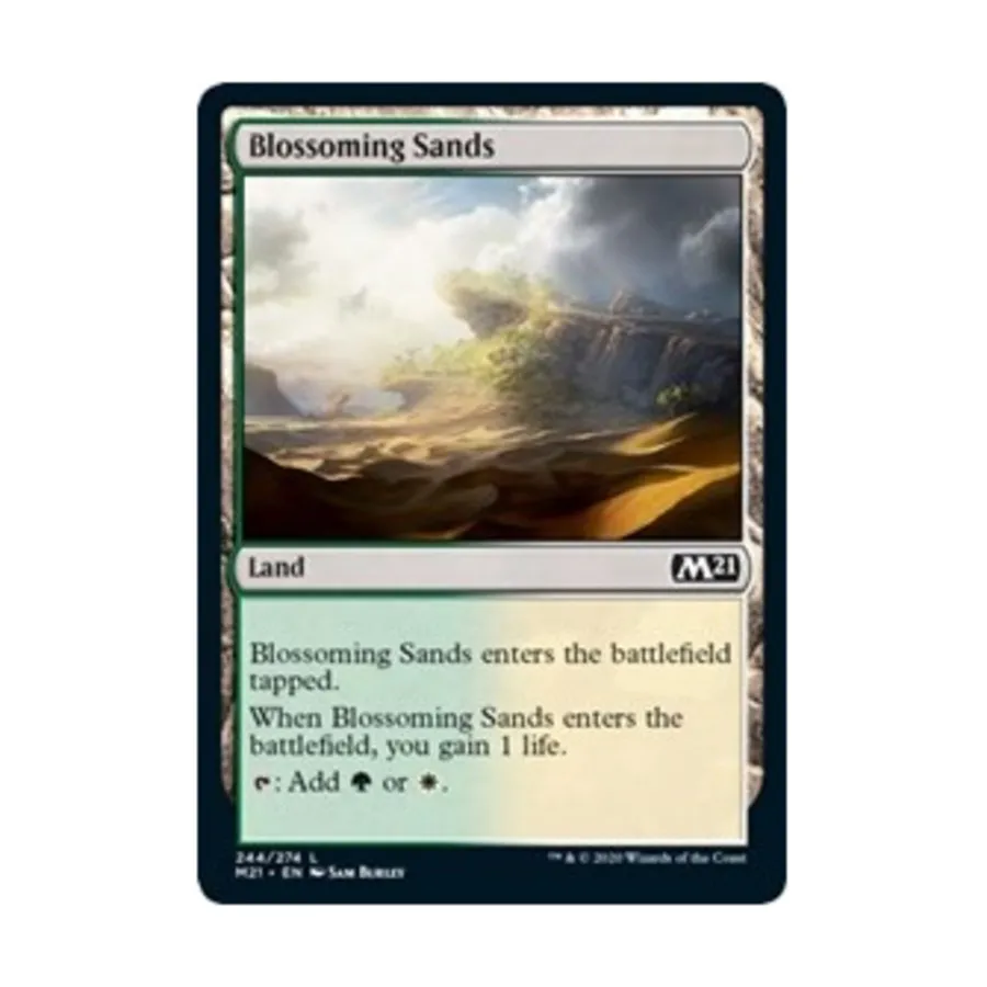 

CCG Цветущий песок (L), MTG - Core Set 2021