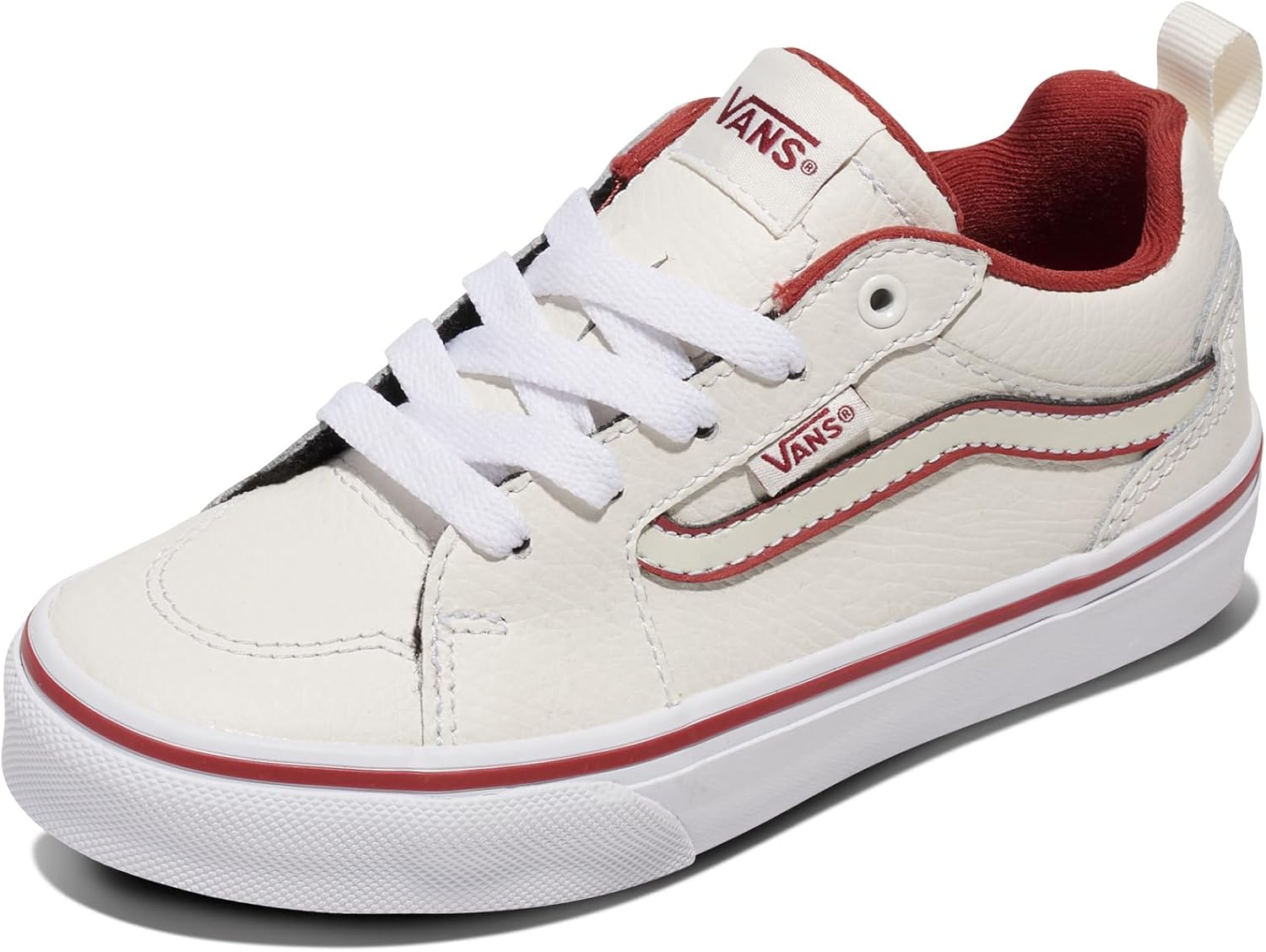 Vans Unisex-Child Filmore Shoe | Низкие модные кроссовки для мальчиков и девочек, для школы и повседневной носки, Vintage Red Ochre — фото 2