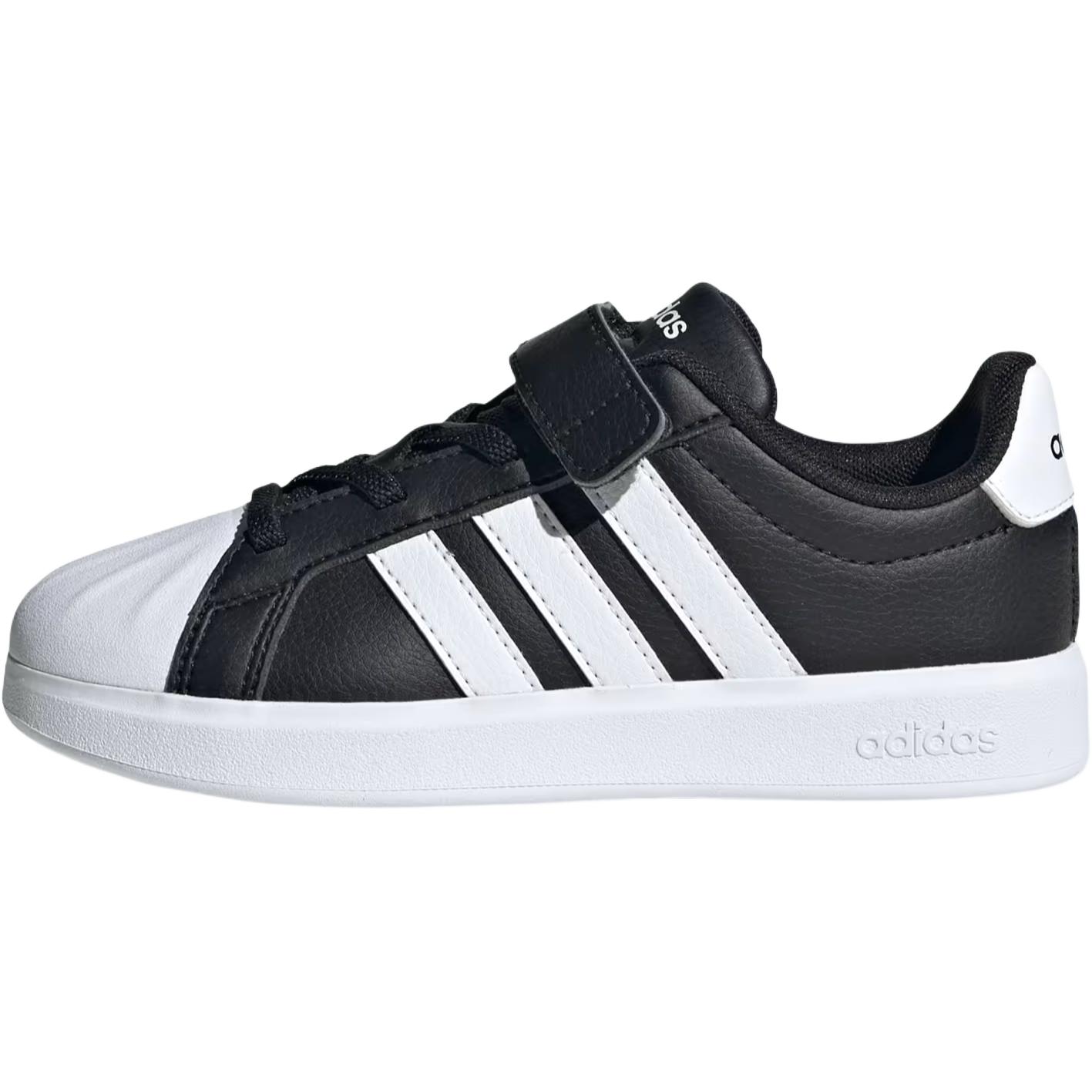 

Adidas Street Talk Low top детские скейтбординг кроссовки black white для детей 3-7 лет