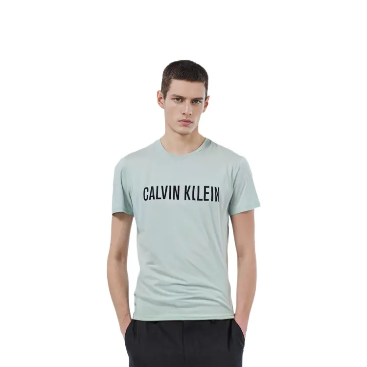 Футболка мужская светло-зеленая Calvin Klein, светло-зеленый — фото 2