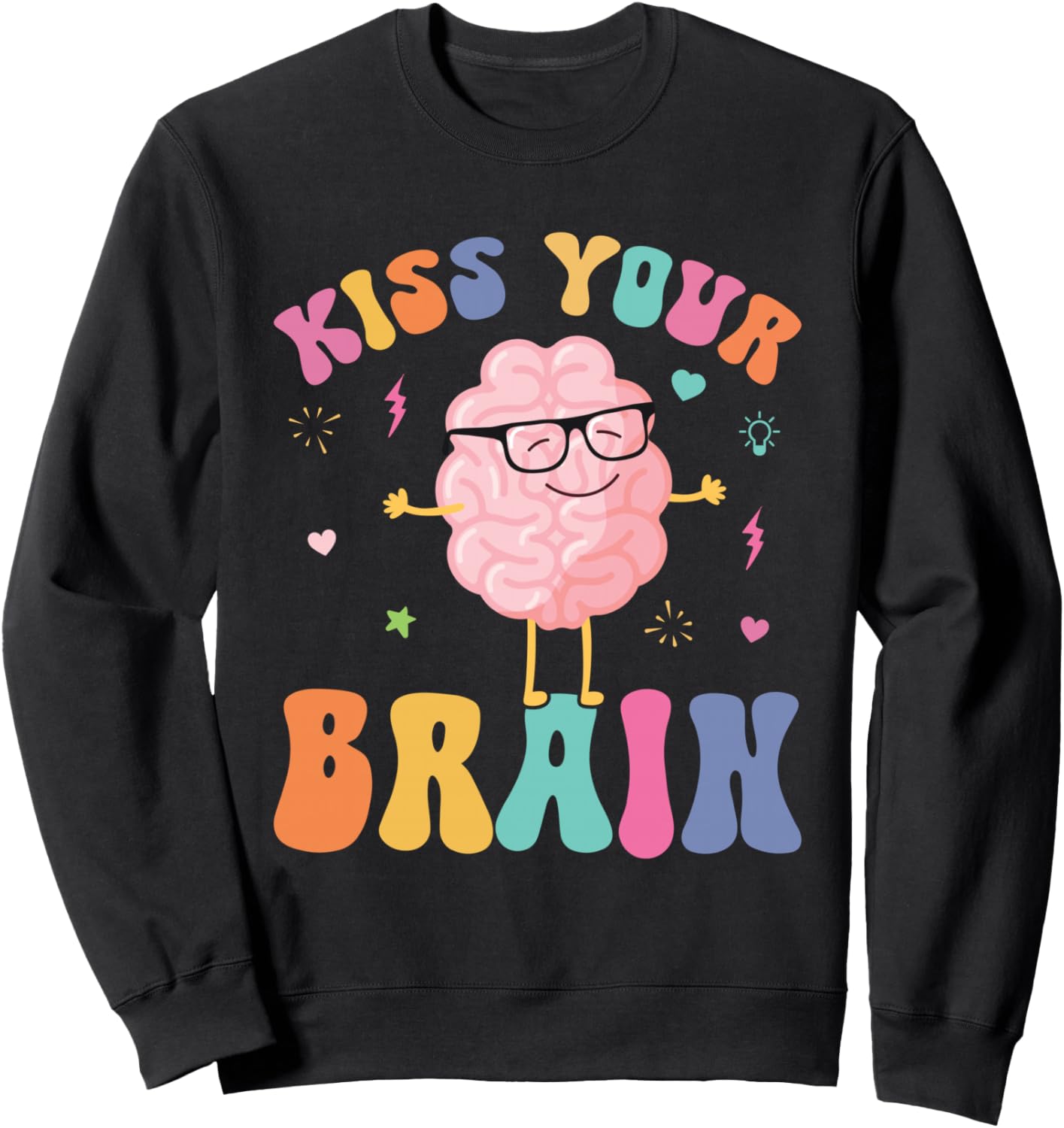 

Милая и забавная толстовка «Учитель, поцелуй свой мозг, ученик» к началу учебного года Back To School..., черный