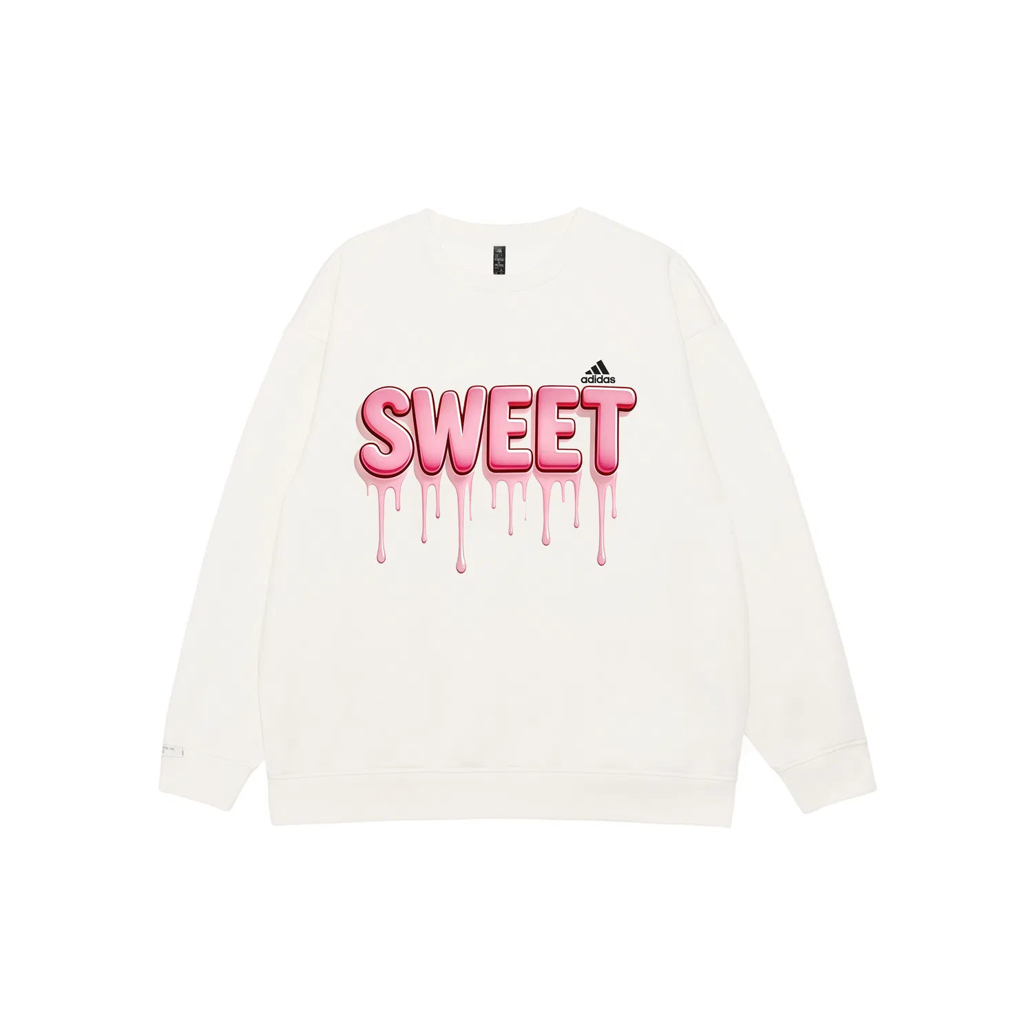 Свитшот с логотипом Adidas LABEL белый