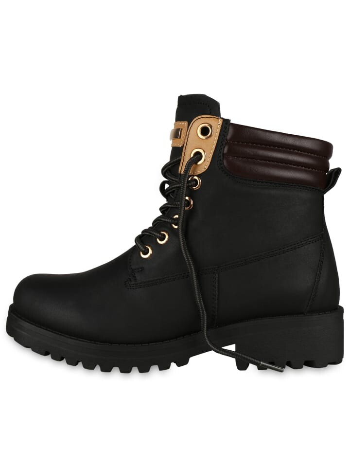 Ботильоны VAN HILL Worker Boots Grace, черный — фото 2