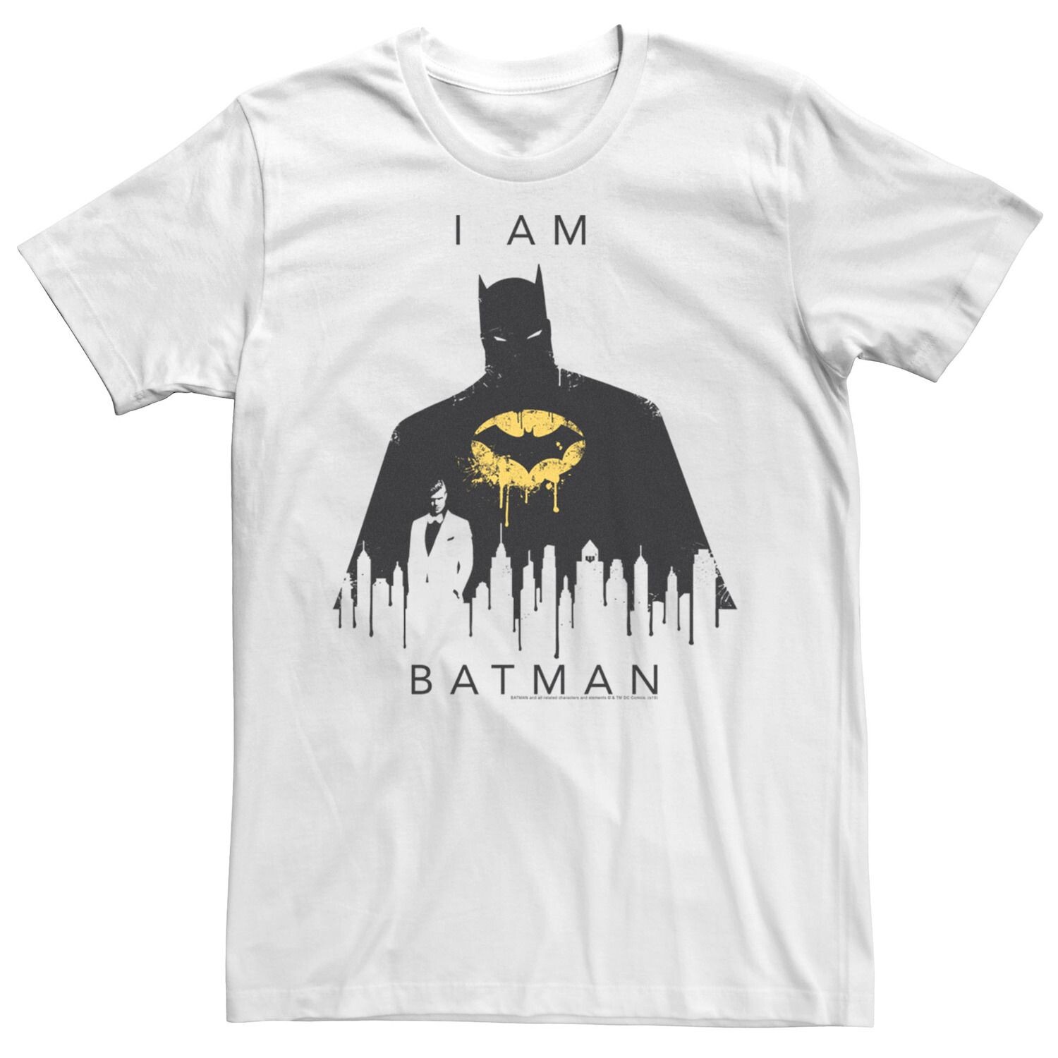 

Мужская футболка Batman I Am Batman Licensed Character