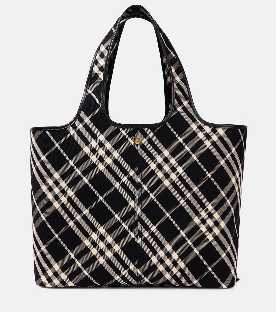 

Сумка-тоут Burberry Check Medium Burberry, цвет black/calico