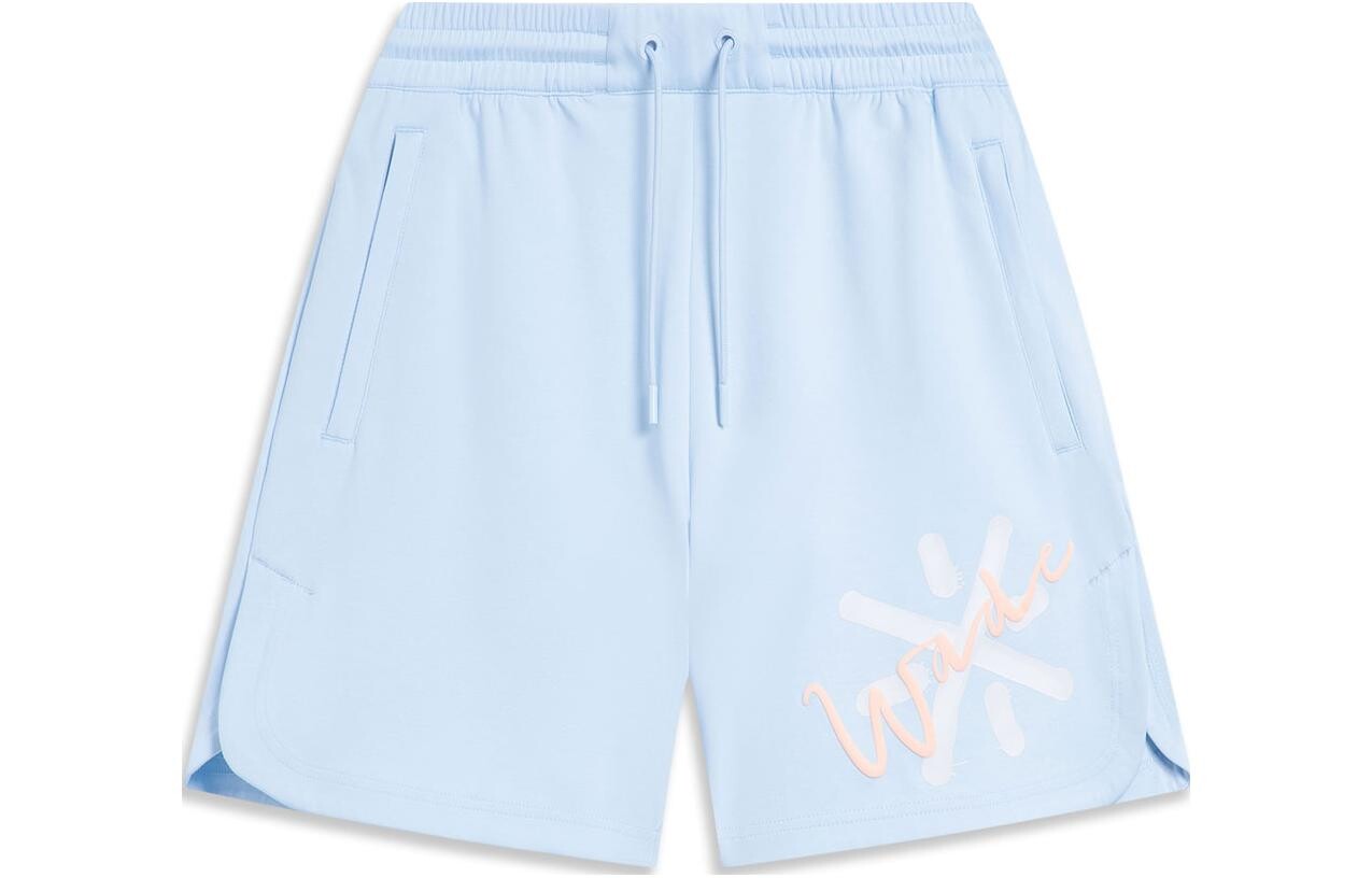 

Повседневные шорты Wade Collection Unisex Pale Navel Blue Lining, голубой