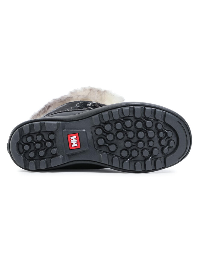 Женские ботинки Helly Hansen зимние высокие с мехом, черный/серый — фото 4
