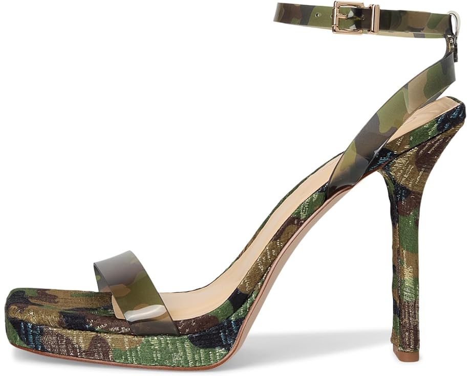 Туфли Jessica Simpson Adonia High Heel Sandals, цвет Forest Camo Green Multi — фото 4