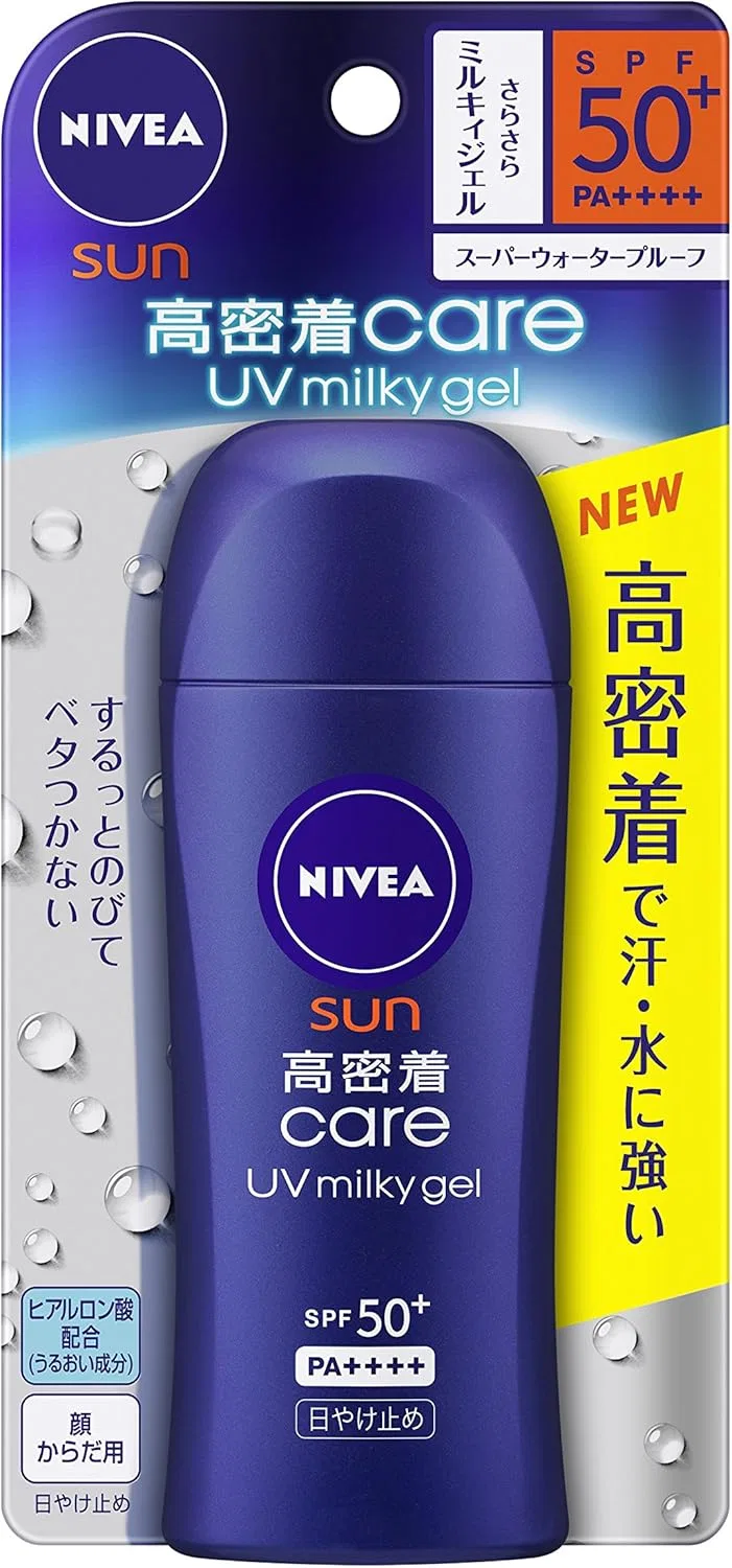 Солнцезащитный гель Nivea Sun High Adherence Care UV Milky Gel SPF50+ PA+++ 80 г