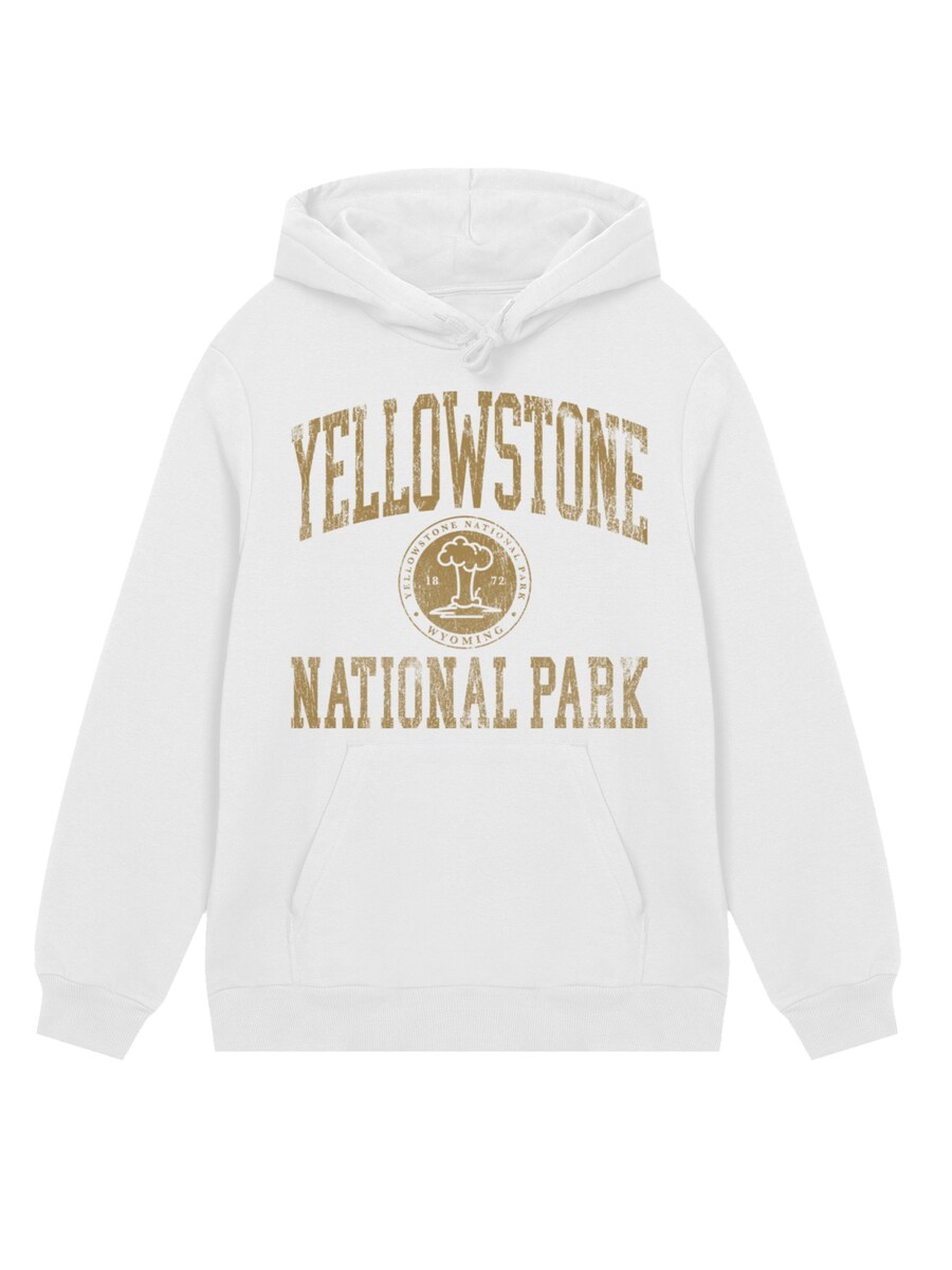 

Толстовка F4NT4STIC US National Parks Yellowstone Wyoming, белый