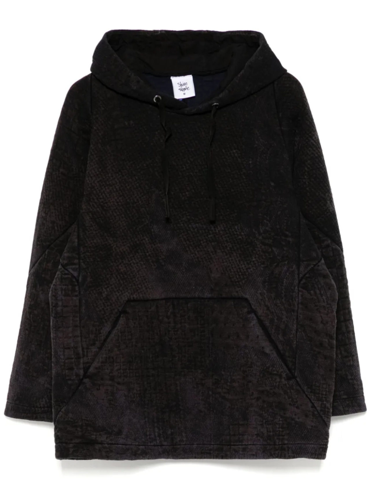 

Толстовка с капюшоном Stain Shade с панелями, черный