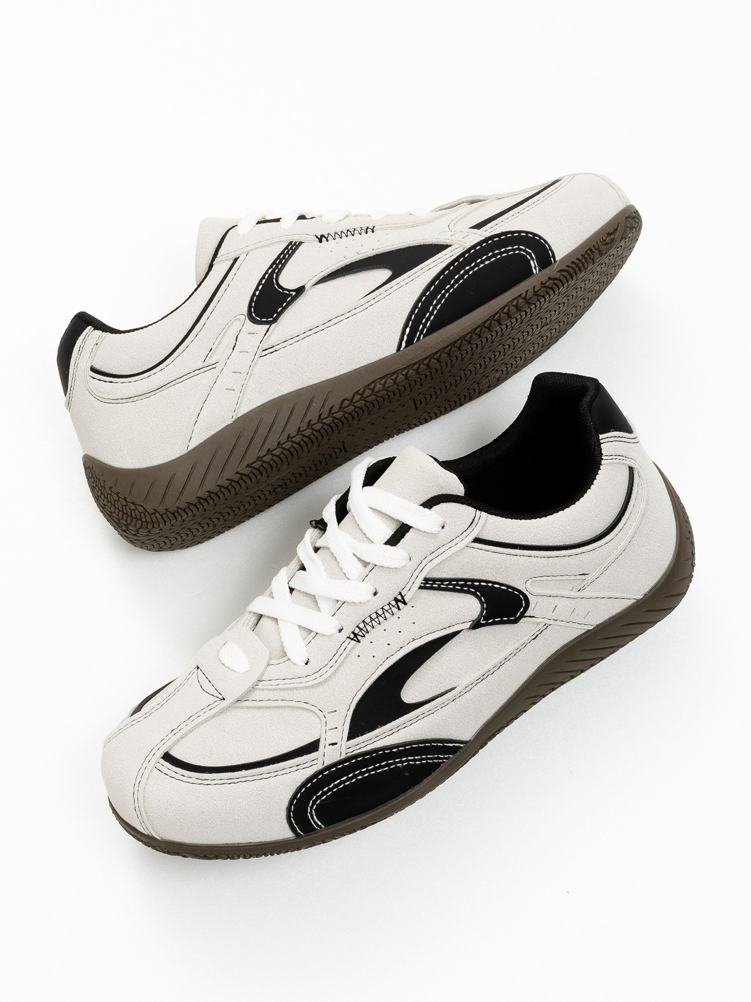 Низкие кроссовки SVEC SELECT, Light Gray Suede — фото 3