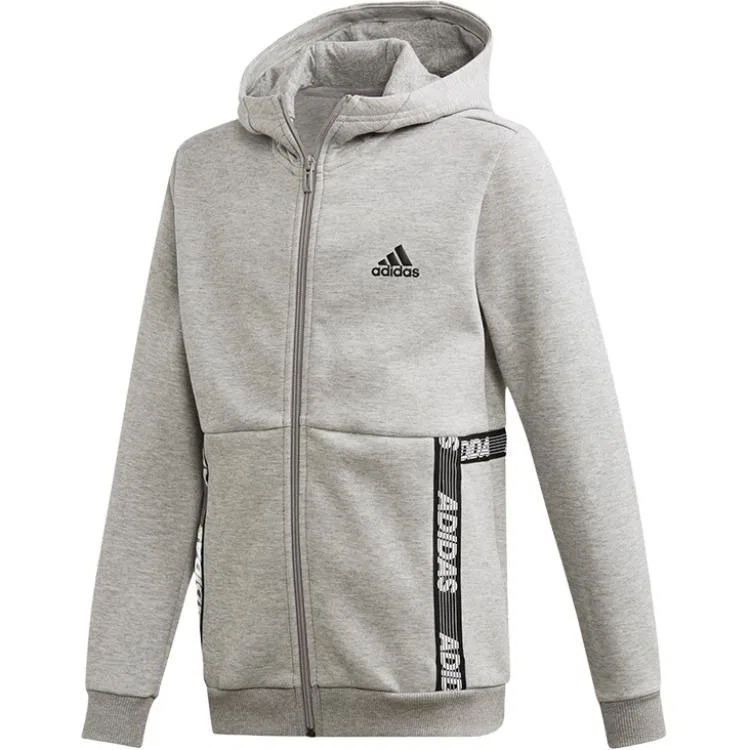 Куртка серая Adidas для подростков