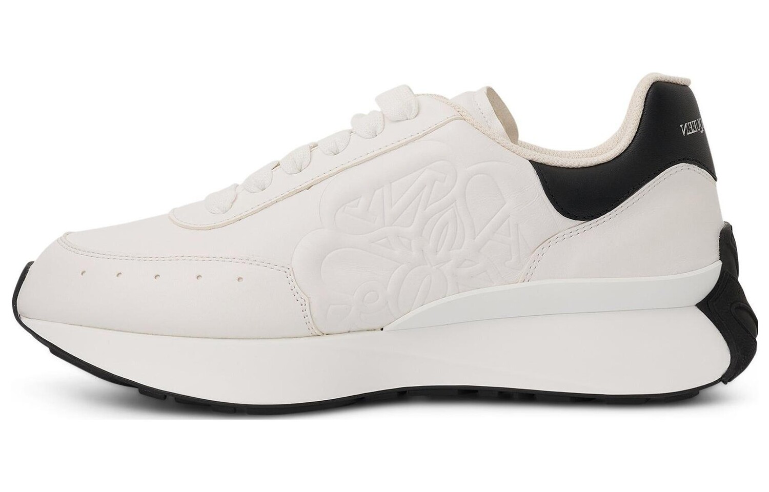

Кроссовки Alexander McQueen Sprint Runner, белый/черный