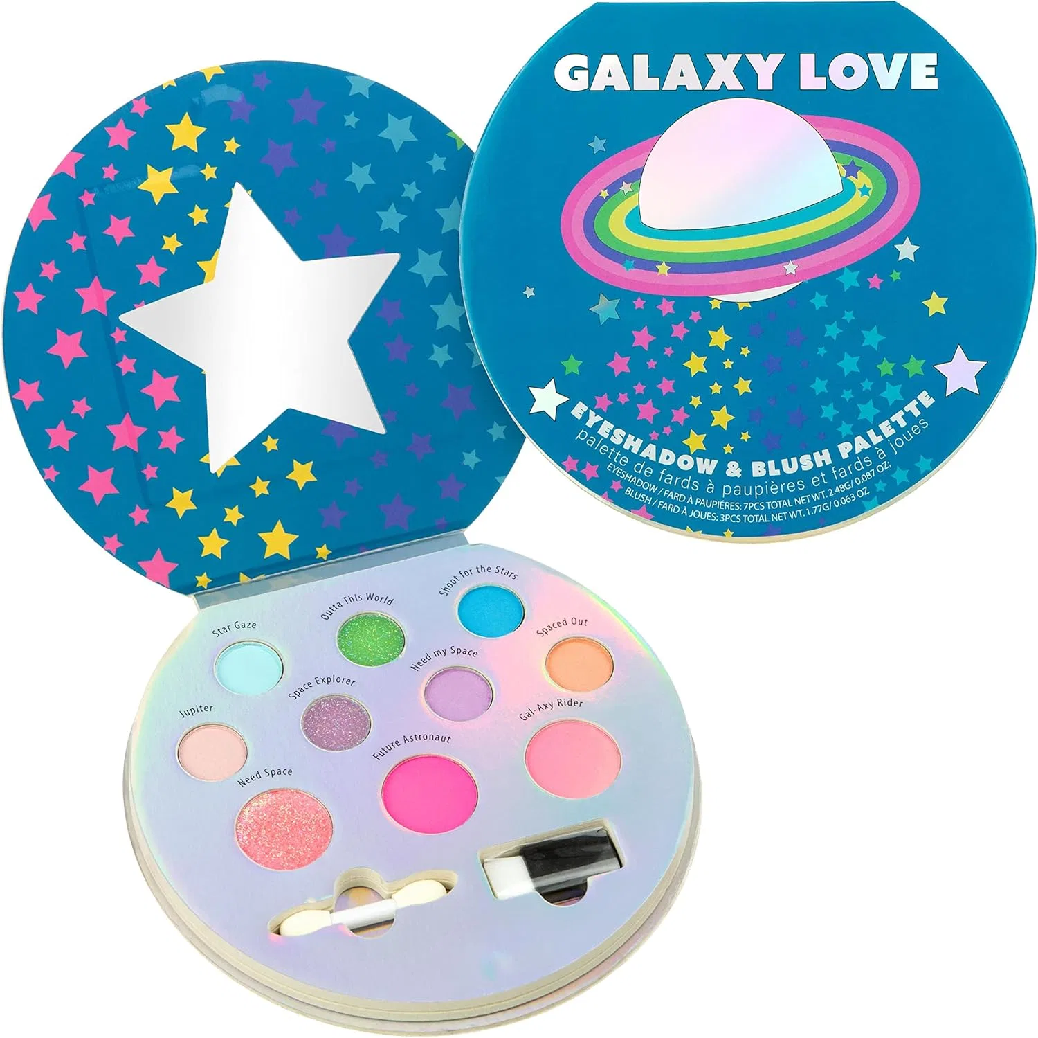 Набор для макияжа Expressions Galaxy Love 10-цветная палетка теней и румян