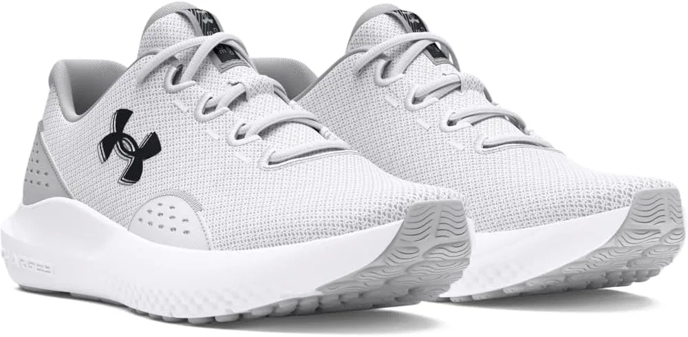 Мужские беговые кроссовки Under Armour UA Charged Surge 4, White Halo Grey Black — фото 2