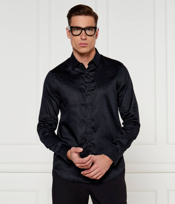 

Рубашка Armani Exchange хлопковая, черный