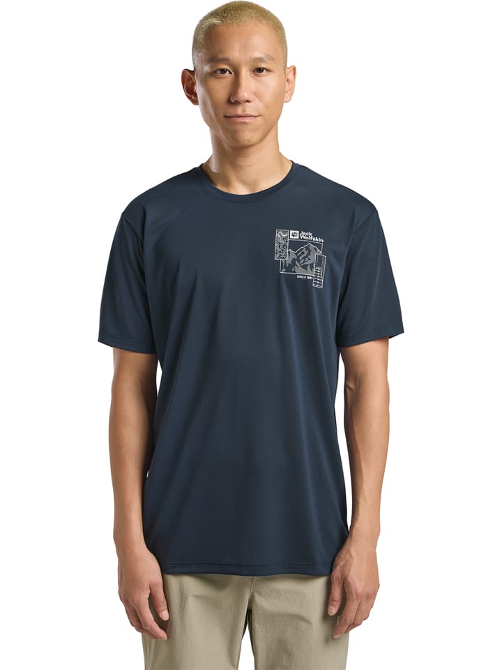 

Jack Wolfskin функциональная рубашка "Воннан" темно-синего цвета