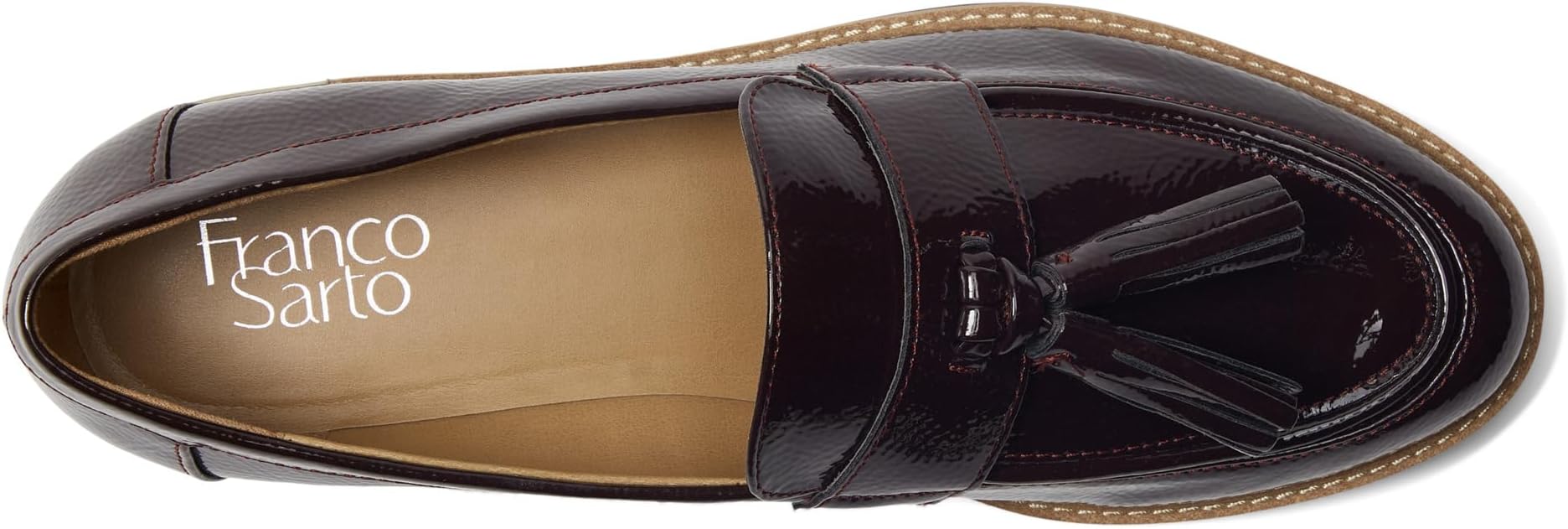 Лоферы Franco Sarto Carolynn, цвет Dark Burgundy — фото 2