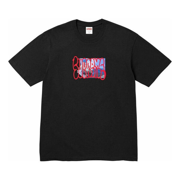 

Футболка payment t-shirt 'black red' Supreme, черный