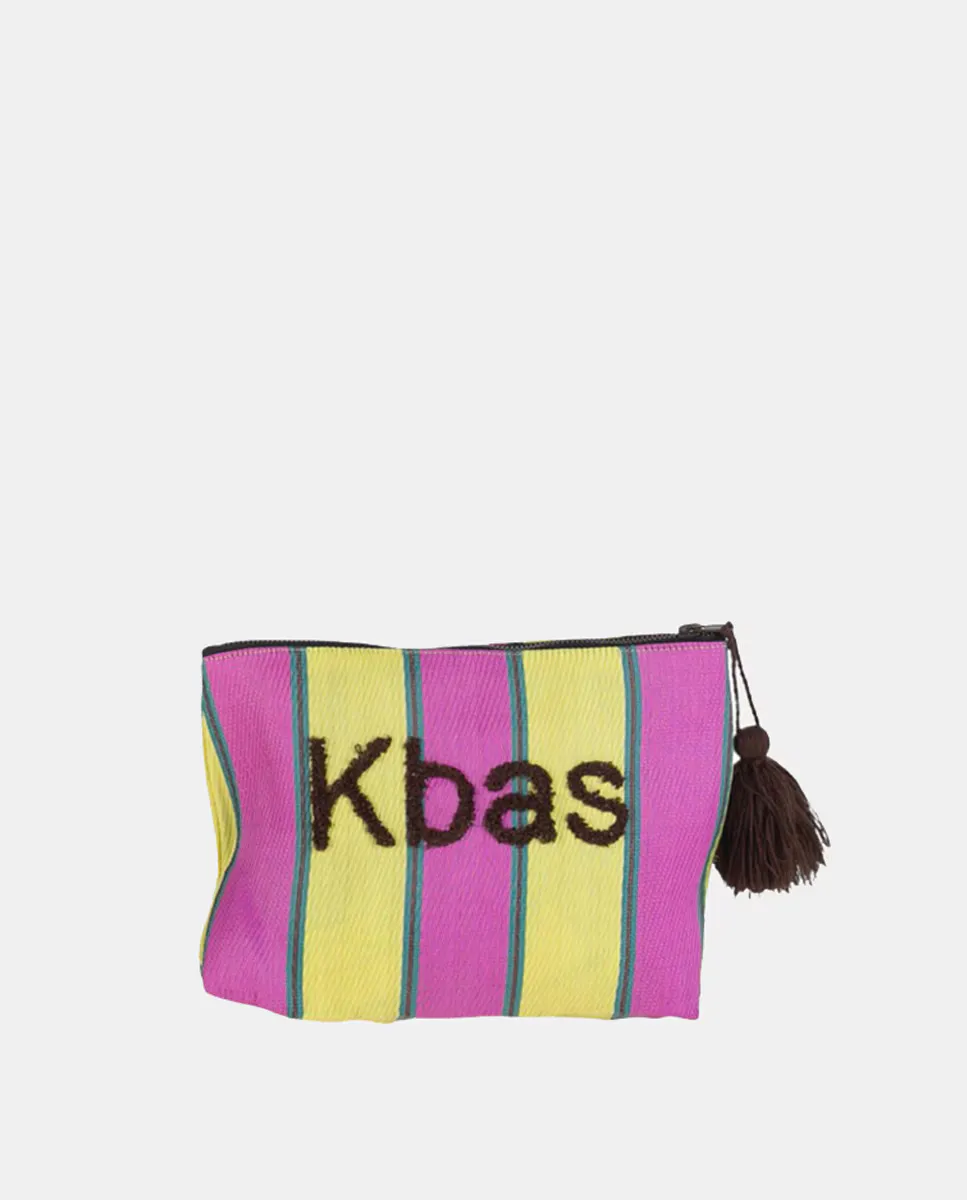 

Полосатая косметичка Kbas, мультиколор