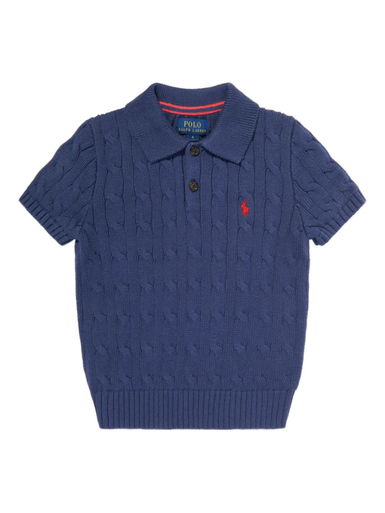 

POLO RALPH LAUREN KIDS трикотажная рубашка поло, синий