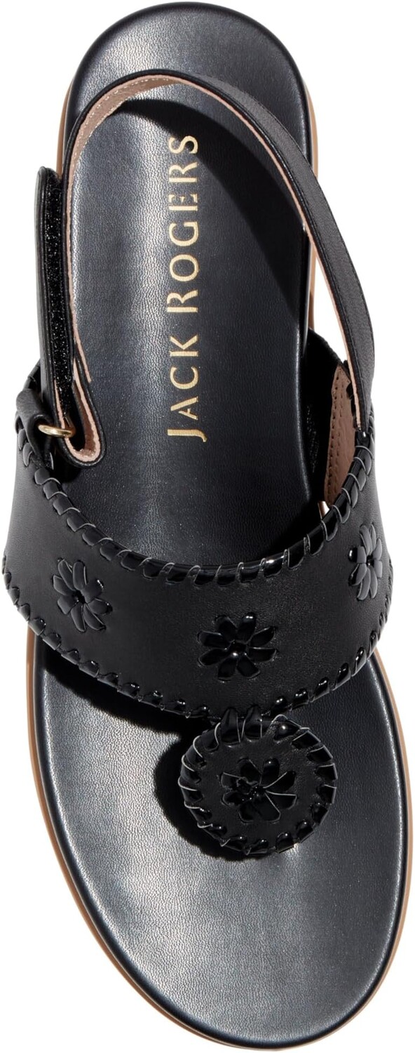 Сандалии Jack Rogers Jacks Weekend Sandals - Leather, черный — фото 2
