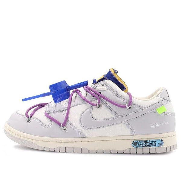 

Кроссовки x off white dunk low Nike, серый